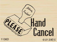 Hand Cancel - 1136D