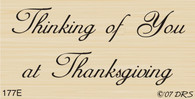 Thanksgiving Thinking of You - 177E