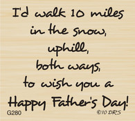 Ten Mile Fathers Day Greeting - 280G