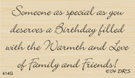 Family and Friends Birthday Greeting - 414G