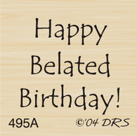 Tiny Belated Birthday - 495A