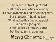 Christmas Scene Greeting - 503H