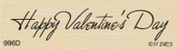 One Line Valentine Greeting - 996D