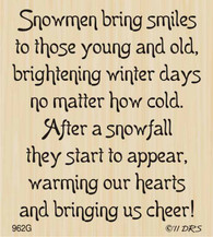 Snowmen Smiles Greeting - 962G