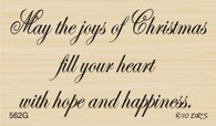 Joy of Christmas Greeting - 562G