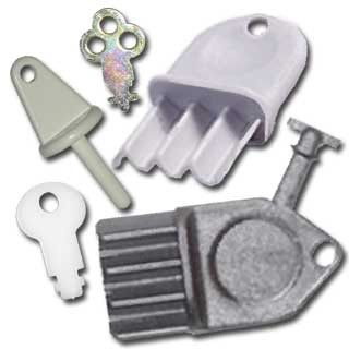 UNIVERSAL 12 Waffle Keys for paper dispensers San Jamar & many other brands