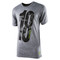 The18's The18 Large Logo T-Shirt in Grey.