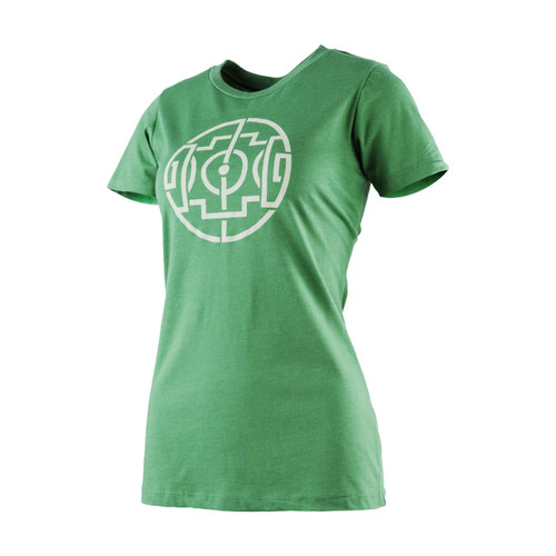 The18's Women's Celtic Field T-Shirt in Green.