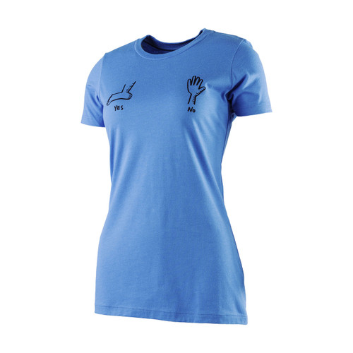 The18's Women's How It's DoneÌ´Ì_Ì´å T-Shirt in Blue.