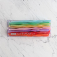 Tag USA Twisted Mini Tapers, Assorted - Pack of 24