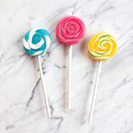 Tag USA Small Lollipop Candles Assorted - Pack of 3