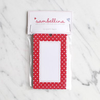Sambellina Red Polka Dot Gift Tags - Pack of 12