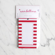Sambellina Red Stripe Gift Tags - Pack of 12