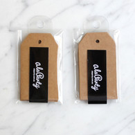 Brown Blank Gift Tags 4x7cm - Pack of 10