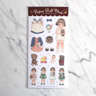 Paper Doll Mate Paper Sticker - 6 Sheets