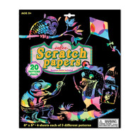 Eeboo Scratch Papers, Art Pattern -Sheets of 20