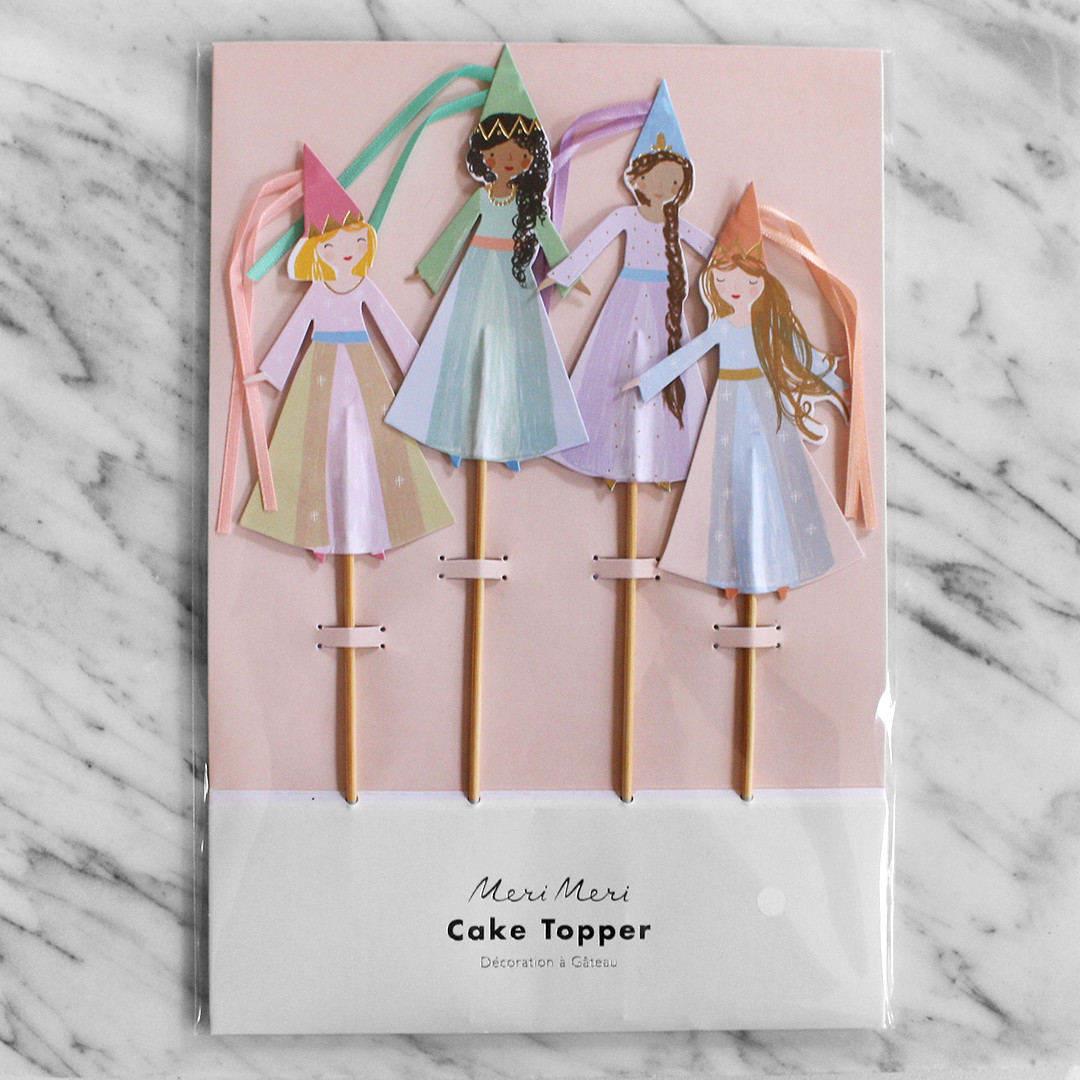 Meri Meri Magical Princess Cake Toppers - Pack of 4 - A La Party