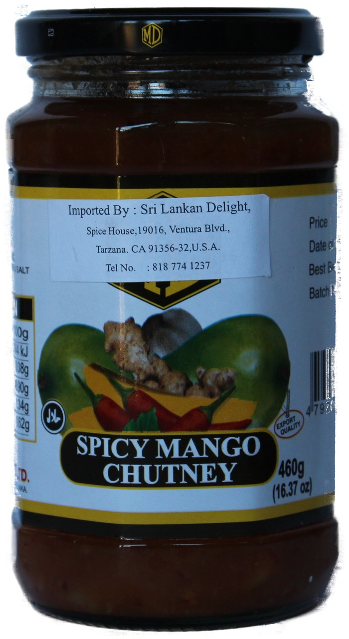 MD Spicy Mango Chutney 450g - lankandelight.com