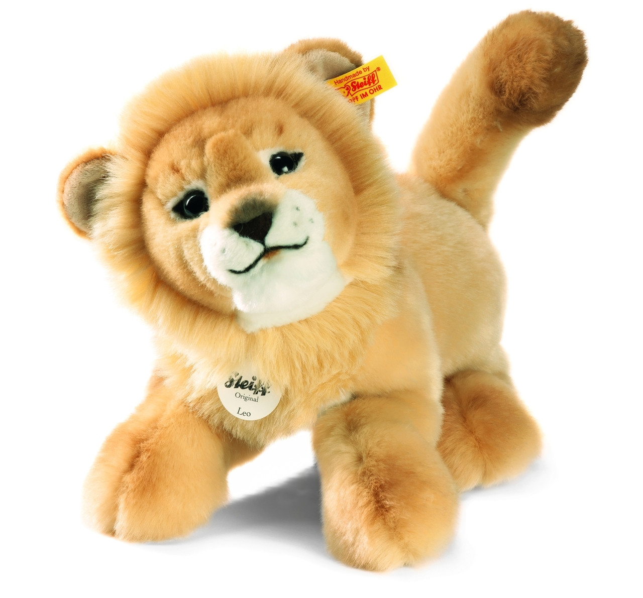 Blond Steiff 064135 Leo Lion Plush Animal Toy