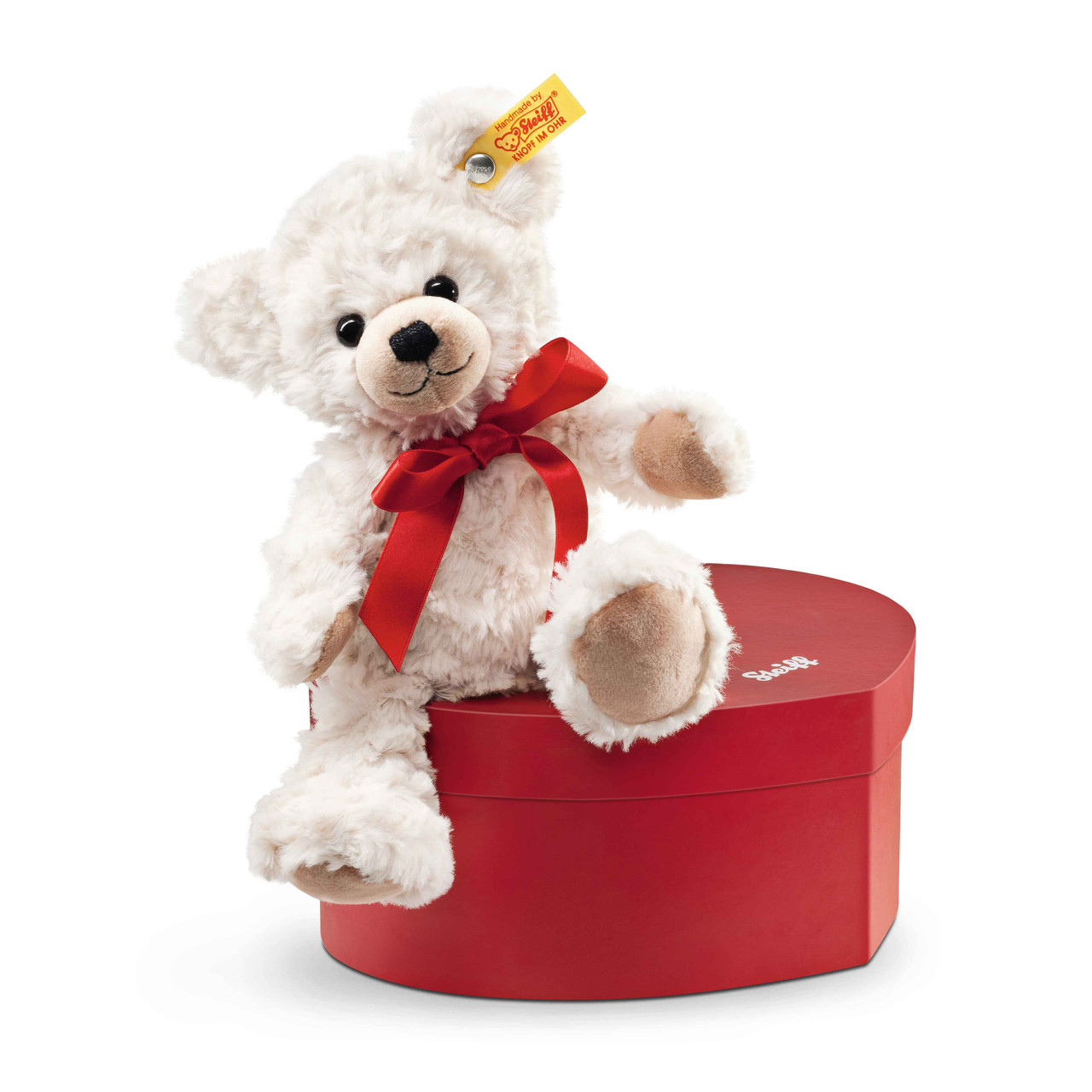 teddy bear in box