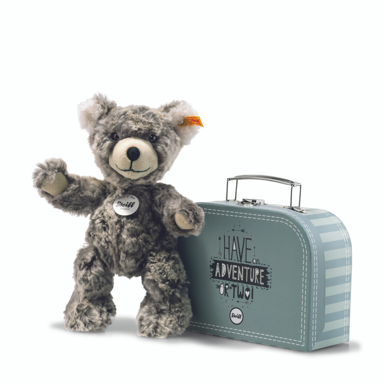 steiff lotte teddy bear in suitcase