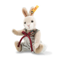 Vintage Memories Rick Rabbit with Gift Box, 6 Inches, EAN 026843