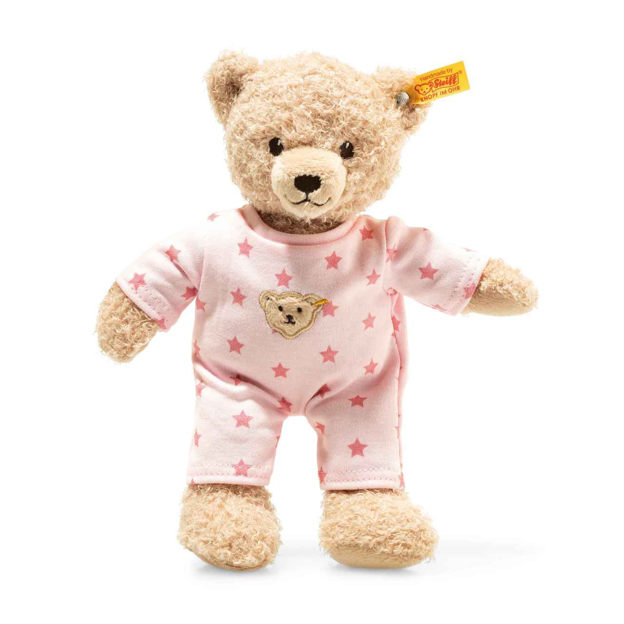 Baby Teddy And Me Teddy Bear With Pink Pajamas Steiff Online Shop Usa