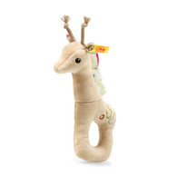 Tulu Giraffe Grip Toy with Rattle and Rustling Foil, Wild Sweeties Collection EAN 241741