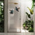 Tui decal shown on shower screen