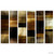 Tahi,Rua,Toru' - abstract series of 6 NZ Maori number art prints with earthy tones, for sale by Lucy G.