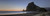 Lion Rock, West Coast, Auckland, NZ,  sunset beach & seascape - landscape photo print for sale.