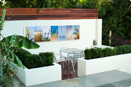 New Zealand nature photo collage -outdoor wall art / outdoor artwork for sale by Lucy G.