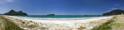 Pauanui, Coromandel, NZ, showing Shoe Island, Tairua Peninsula & Slipper Island - photo print for sale