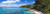 Tiri Tiri Matangi Island, Pohutukawas and beach scene - landscape photo wall art print for sale