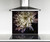 900x750mm size Chrysanthemum flower printed glass photo splashback