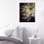 600x750mm size Chrysanthemum flower glass wall art