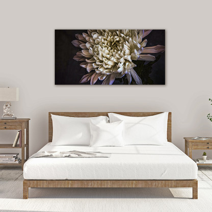 ''Chrysanthemum 3'' horizontal wall art canvas