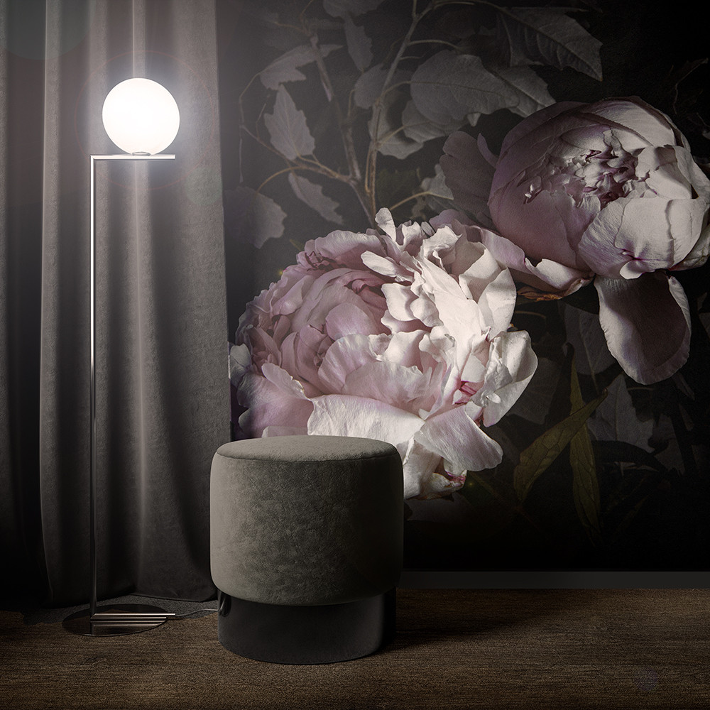 Peony 1' wallpaper mural $160/m2 - Creative NZ photography & art by Lucy G