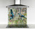 900x750mm DIY glass splashback with Tui birds on flax