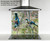 600x750mm glass wall art with Tui birds on flax