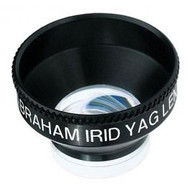 Ocular Abraham Iridectomy Yag Laser Lens With Case. New!