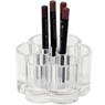 Acrylic Flower Makeup Organizer - Side