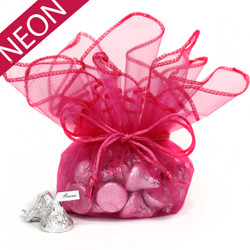 Hot Pink Gift Bags - Set of 30