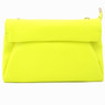 Neon yellow clutch by Bucasi