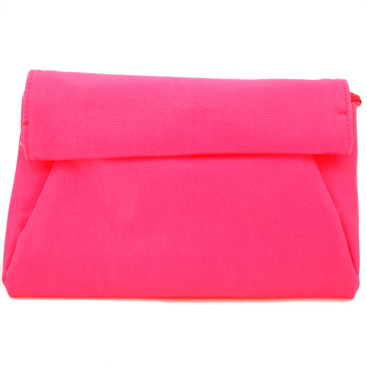 neon pink clutch
