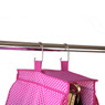 Bucasi Pink Polka-Dot Hanging Organizer | SCR507 | Hooks