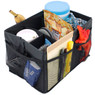 Black Backseat Organizer with Collapsible Sections | Bucasi SCR685 | Main
