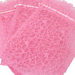 pink lace organza