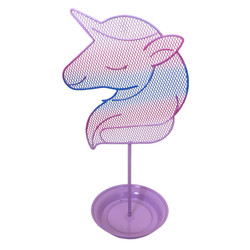 Cute Rainbow Unicorn Jewelry Organizer - Teen Earring and Ring Stand - Girls Gift Idea