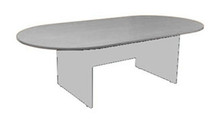 Oxley Oval Meeting Table 2400 Long X 1200 Wide X 730 High